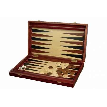 BACKGAMMON DREWNIANY Large Tryktrak (48  cm) Madoń